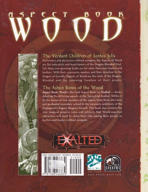 Exalted - Aspect Book Wood (B Grade) (Genbrug)